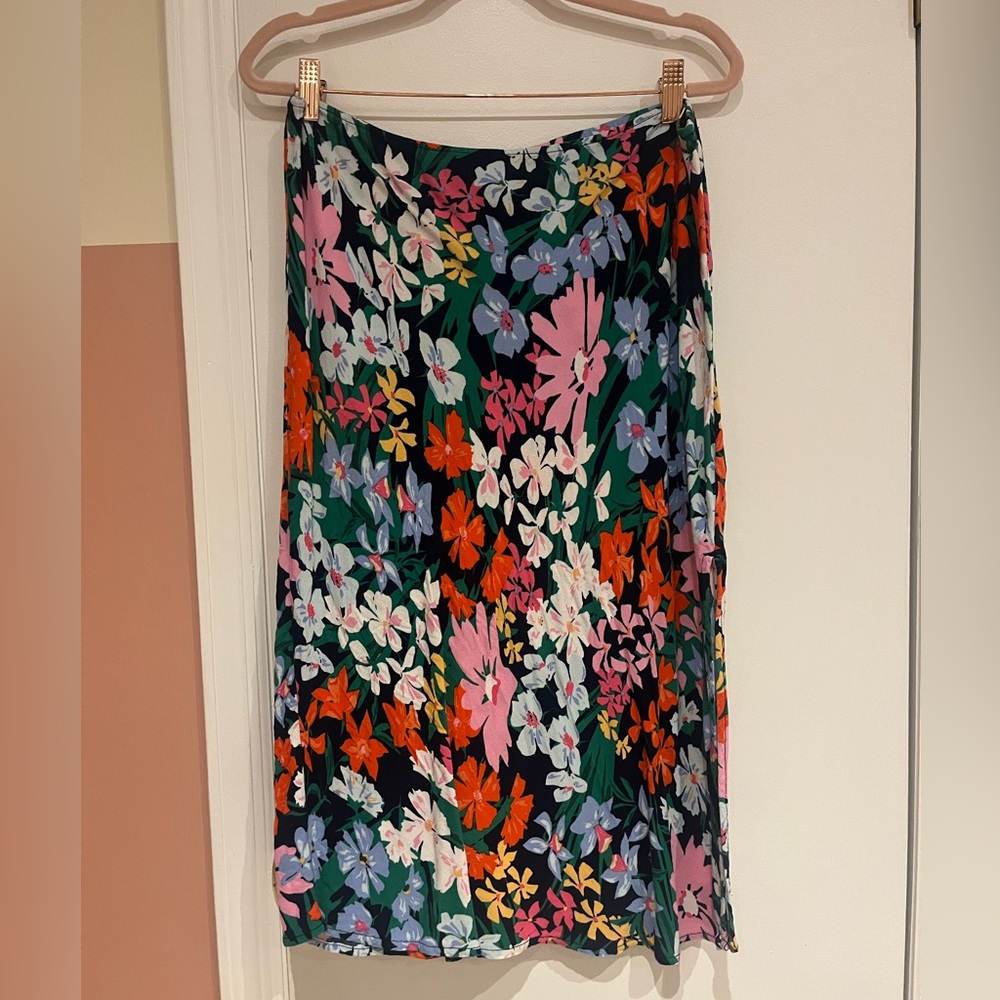 Old Navy Colorful Floral Maxi Skirt